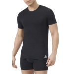 Tricou cu Mânecă Scurtă Bărbați Adidas Crew 2P Active Flex Negru