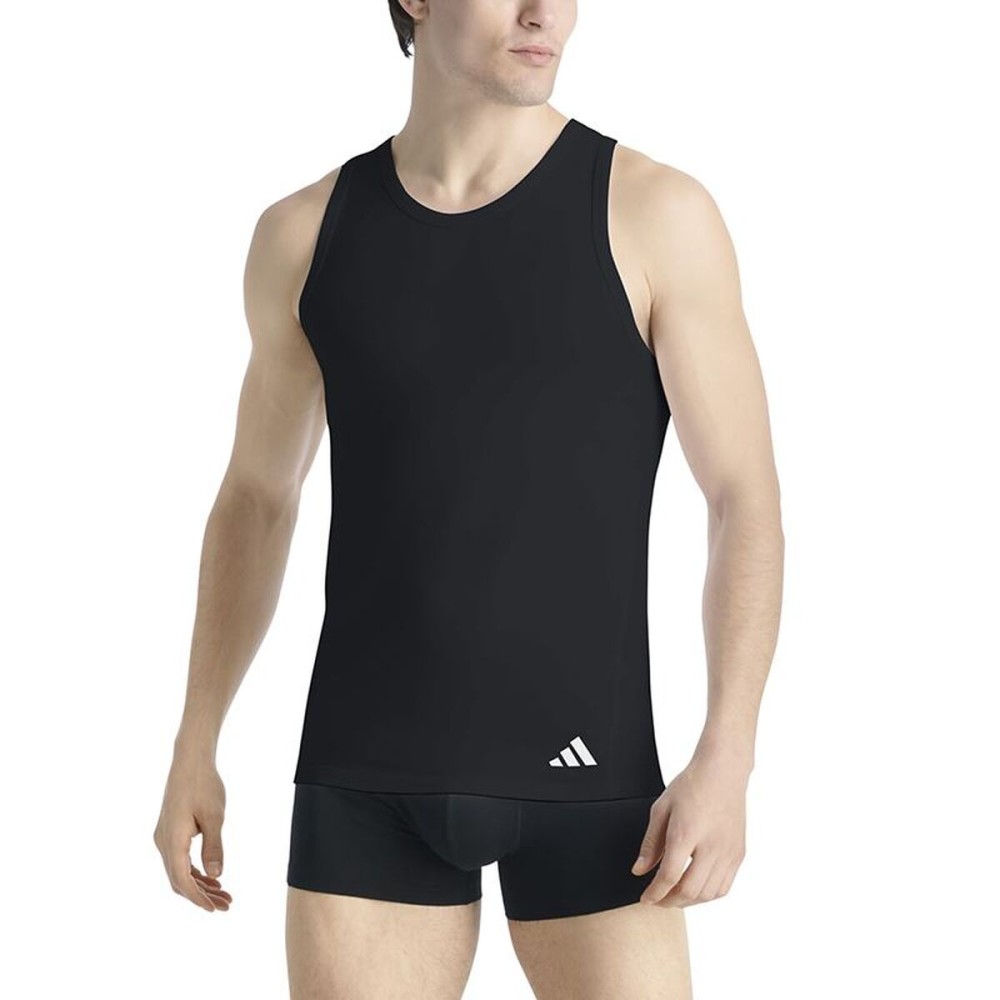 Tricou cu Bretele Bărbat Adidas Active Flex Negru