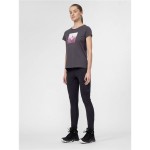 Tricou cu Mânecă Scurtă Femei 4F H4L22-TSD061LV-52S Albastru (XS)