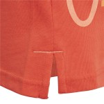 Tricou cu Mânecă Scurtă pentru Copii Adidas CF6636 Portocaliu