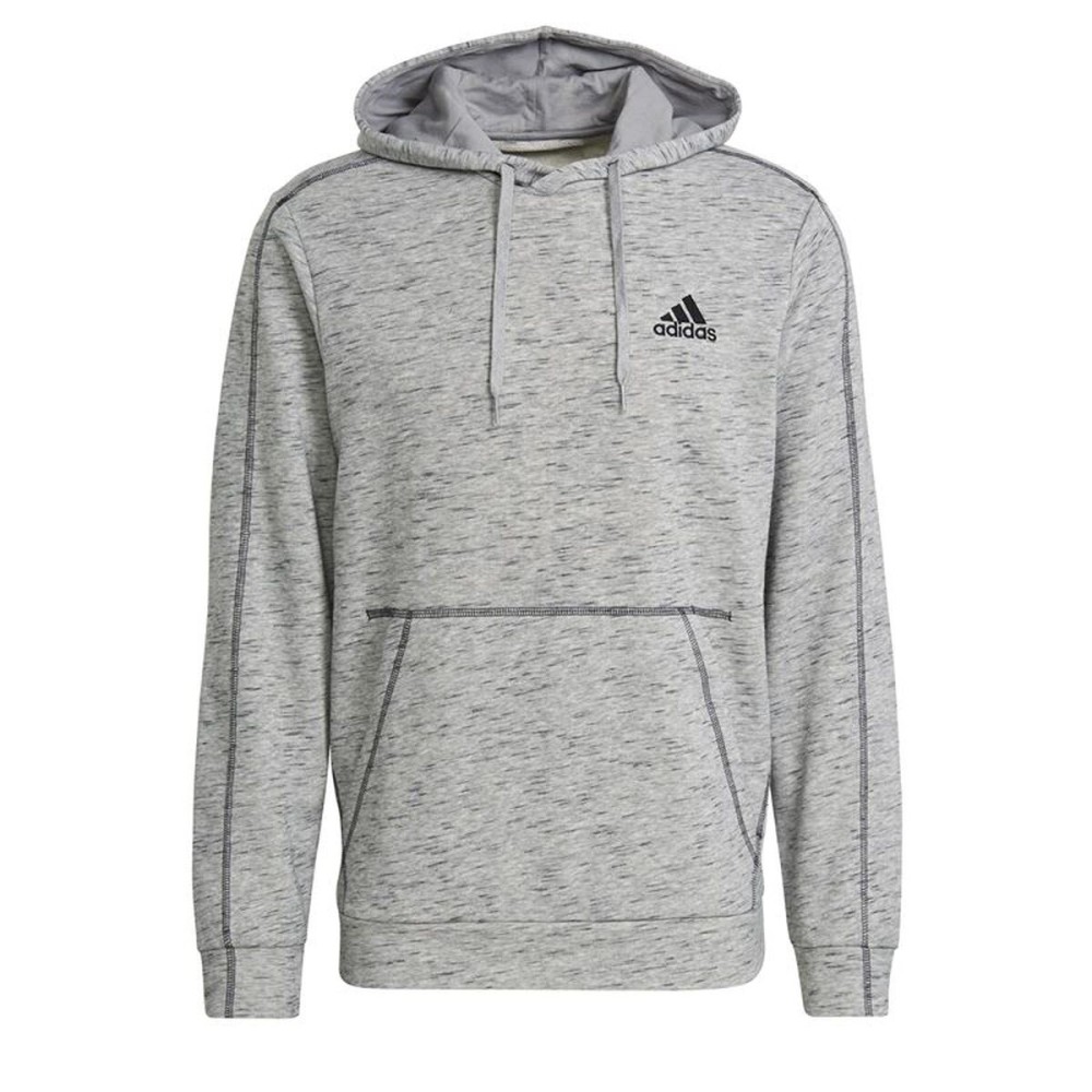 Hanorac cu Glugă Bărbați Adidas Essentials Gri deschis