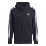 Hanorac cu Glugă Bărbați Adidas 3S Fl Fz Hd Albastru închis