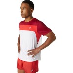 Tricou cu Mânecă Scurtă Bărbați Asics 2011A781-107 Roșu