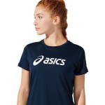 Tricou cu Mânecă Scurtă Femei Asics 2012C330-400 Bleumarin (XS)