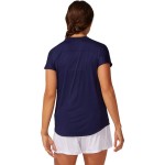 Tricou cu Mânecă Scurtă Femei Asics 2042A157-400 Albastru (XS)