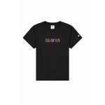 Tricou cu Mânecă Scurtă Femei Champion 116524-KK001 Negru (S)