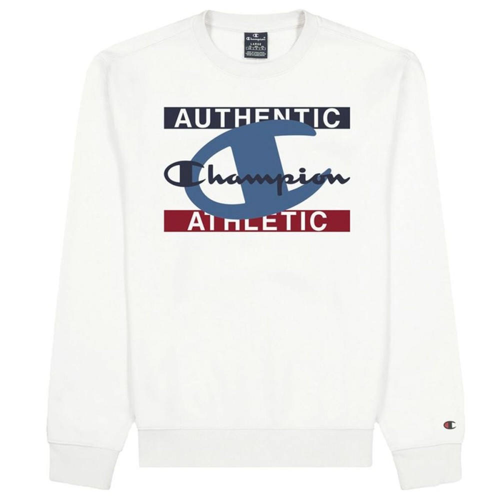 Hanorac fără Glugă Bărbați Champion Authentic Athletic M Alb