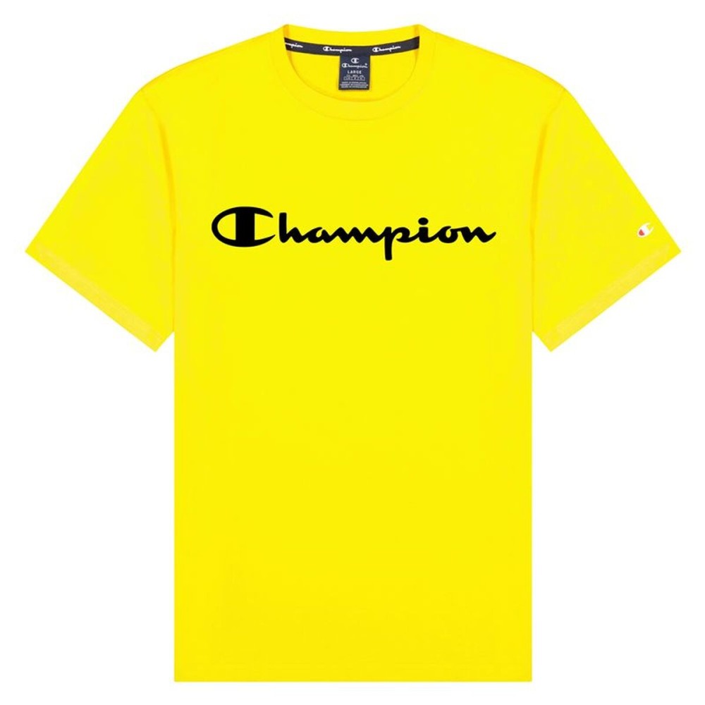 Tricou cu Mânecă Scurtă Bărbați Champion 217146-YS105 Galben (S)