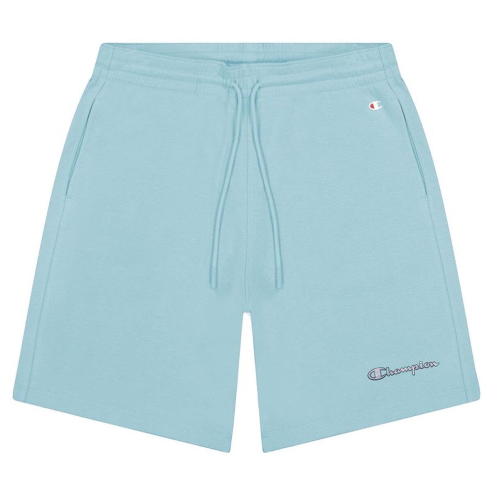 Pantalon Scurt Sport Champion Script Logo Albastru Bărbați
