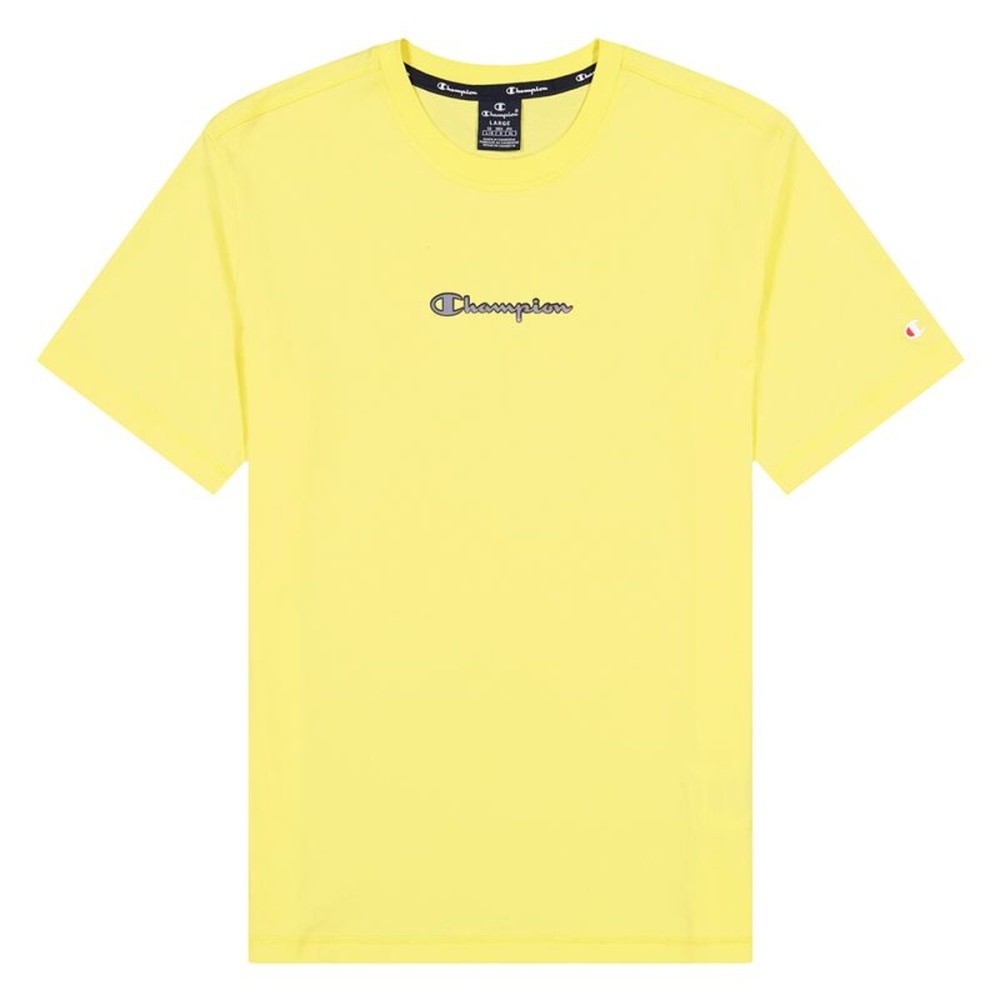 Tricou cu Mânecă Scurtă Bărbați Champion 217219-YS008 Galben (S)
