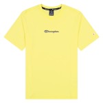 Tricou cu Mânecă Scurtă Bărbați Champion 217219-YS008 Galben (S)