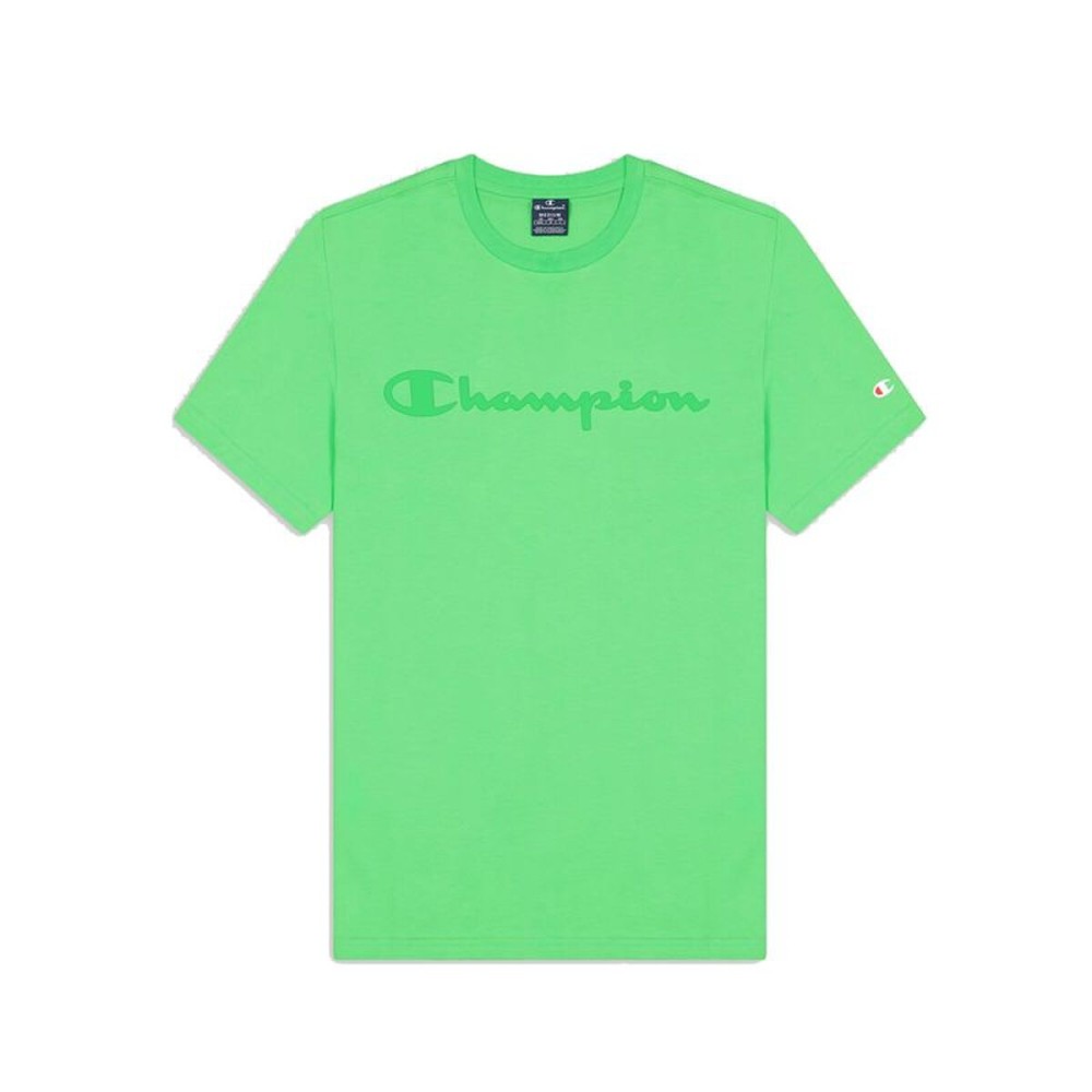 Tricou cu Mânecă Scurtă Bărbați Champion 218531-GS024 Verde deschis