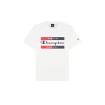 Tricou cu Mânecă Scurtă Bărbați Champion 218559-WW001 Alb