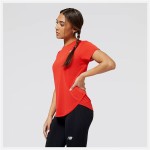 Tricou cu Mânecă Scurtă Femei New Balance WT23222_TRD Roșu (XS)