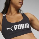 Sutien Sport Puma Puma Mid Impact Puma Fit Negru