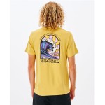Tricou cu Mânecă Scurtă Bărbați Rip Curl 00IMTE-8126 Galben