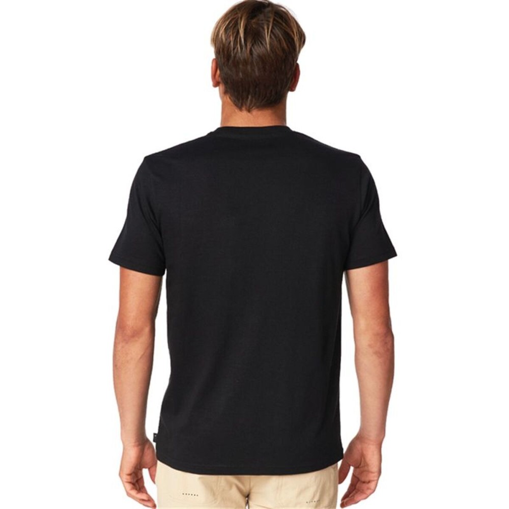 Tricou cu Mânecă Scurtă Bărbați Rip Curl CTEVA5-90 Negru (S)
