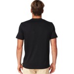 Tricou cu Mânecă Scurtă Bărbați Rip Curl CTEVA5-90 Negru (S)