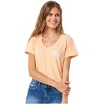 Tricou cu Mânecă Scurtă Femei Rip Curl GTERP5-9724 Galben (XS)