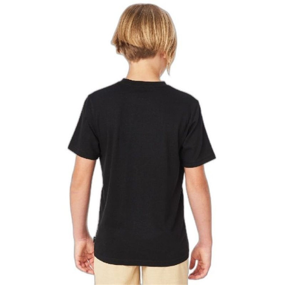 Tricou cu Mânecă Scurtă pentru Copii Rip Curl KTEZF4-90 Negru