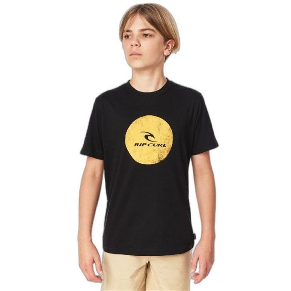 Tricou cu Mânecă Scurtă pentru Copii Rip Curl KTEZF4-90 Negru