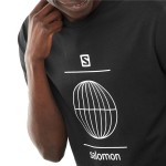 Tricou cu Mânecă Scurtă Bărbați Salomon LC1963500 Negru