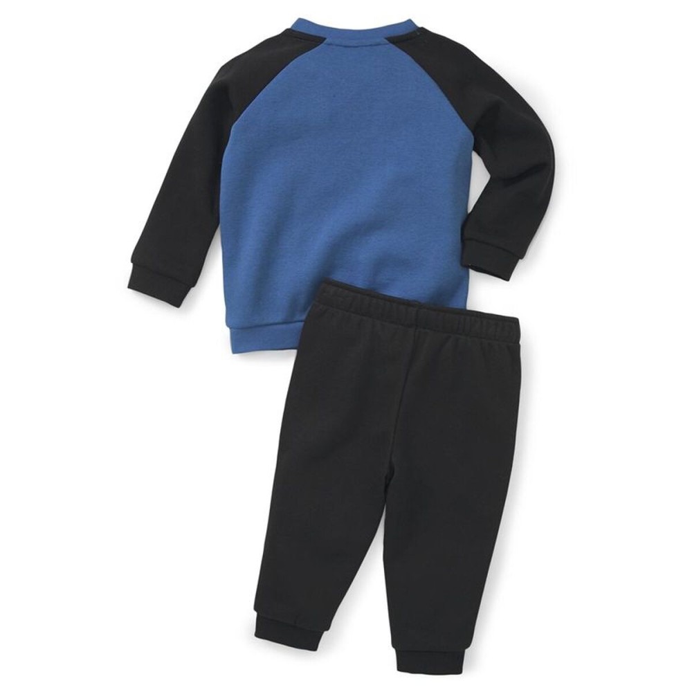 Set Sport pentru Bebeluși Puma Minicats Essentials Raglan Negru