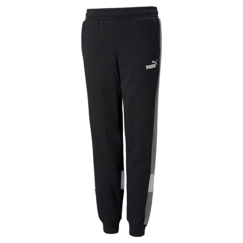 Pantaloni lungi de sport Puma Ess Block Negru