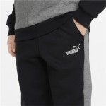 Pantaloni lungi de sport Puma Ess Block Negru