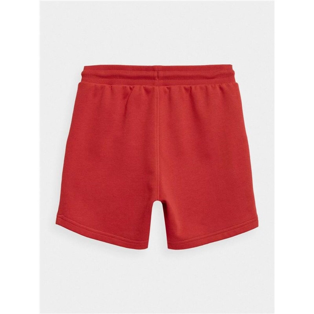 Pantalon scurt 4F M049 Roșu Infantil Bărbați