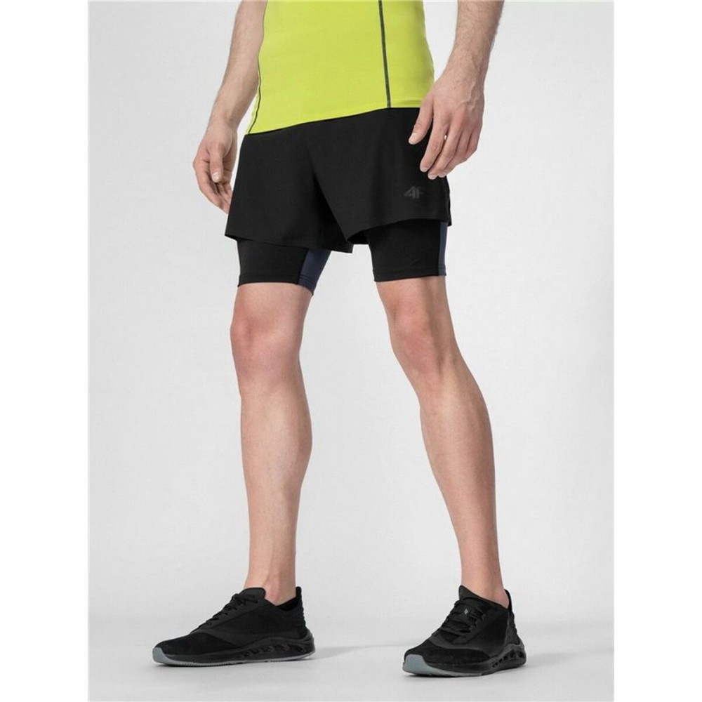 Pantaloni Scurți Sport pentru Bărbați 4F Negru