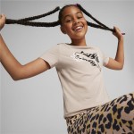 Tricou cu Mânecă Scurtă pentru Copii Puma Alpha Roz