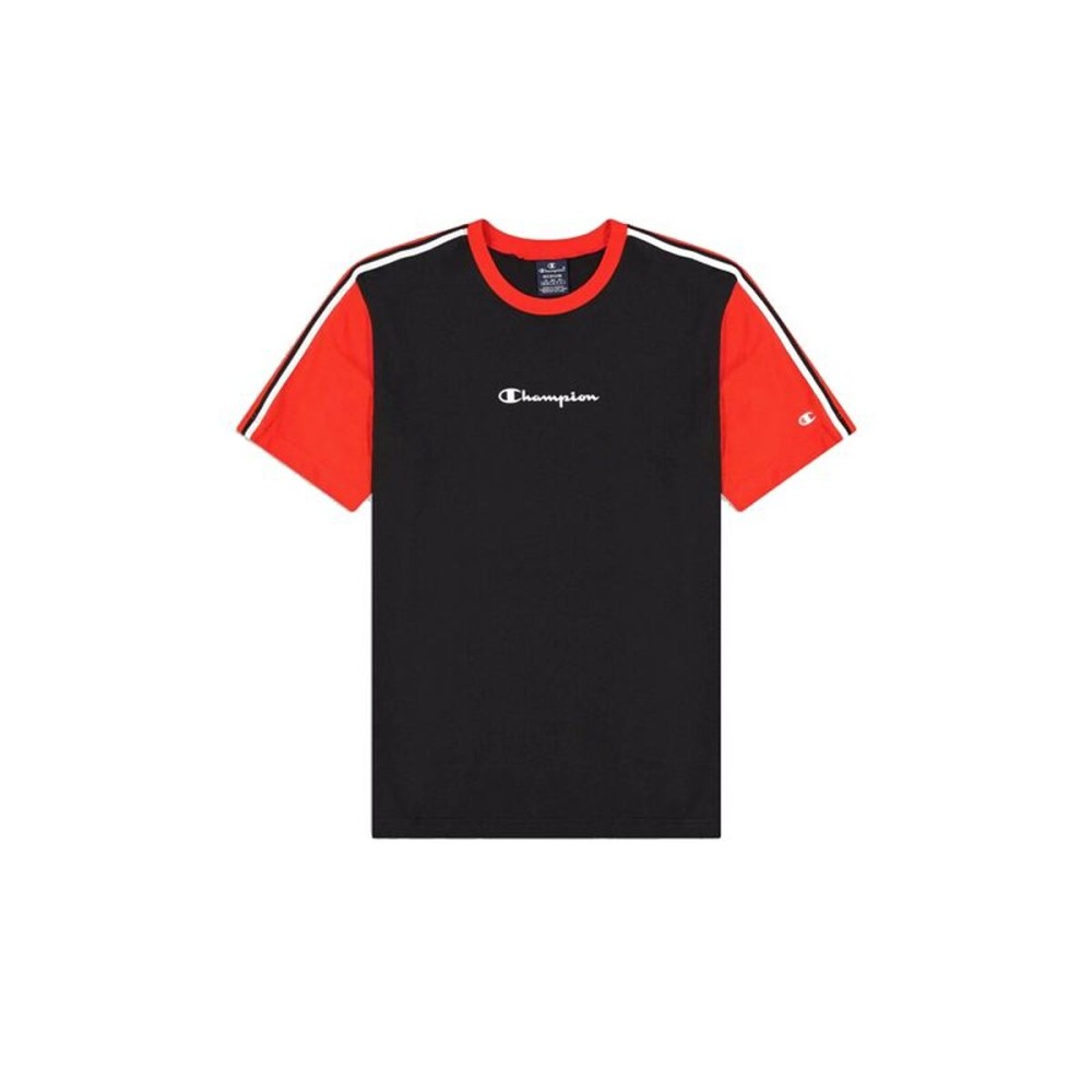 Tricou cu Mânecă Scurtă Bărbați Champion Negru