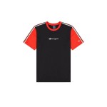 Tricou cu Mânecă Scurtă Bărbați Champion Negru