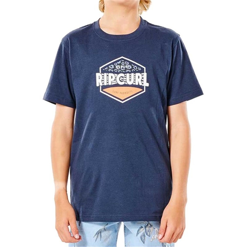 Tricou cu Mânecă Scurtă pentru Copii Rip Curl Filler Tee Albastru închis