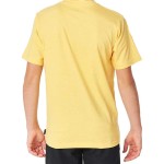 Tricou cu Mânecă Scurtă pentru Copii Rip Curl Rip Curl Corp Icon Boys Galben