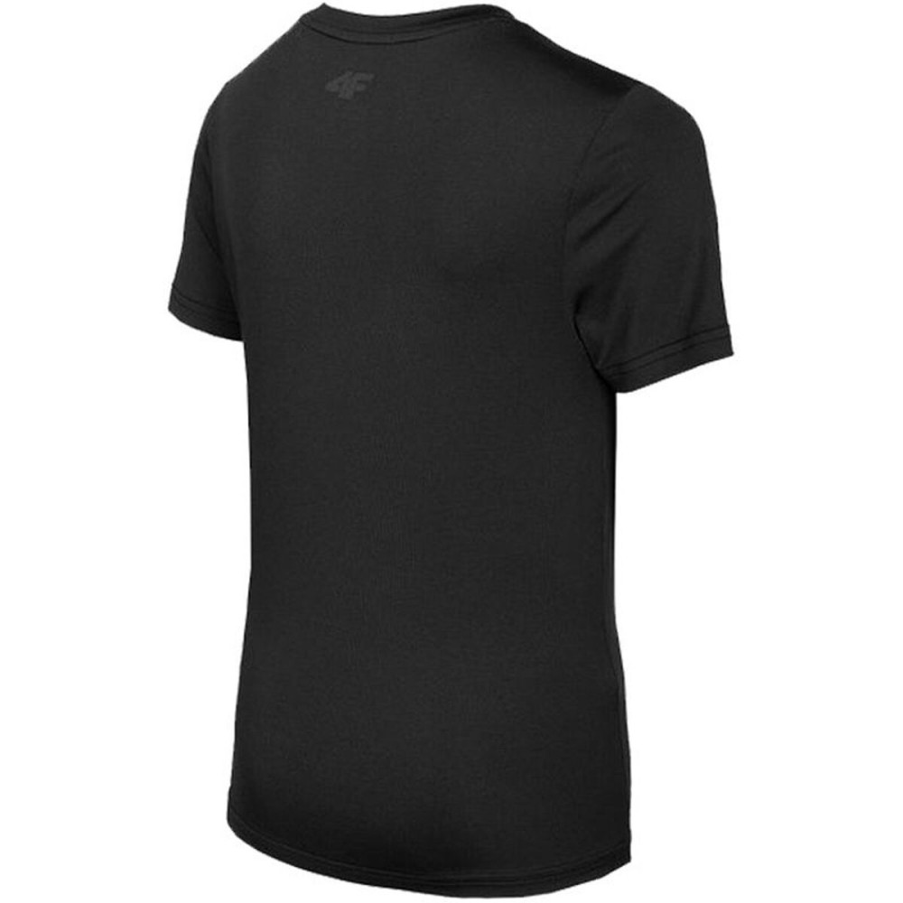 Tricou cu Mânecă Scurtă pentru Copii 4F Functional Negru