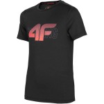 Tricou cu Mânecă Scurtă pentru Copii 4F Functional Negru