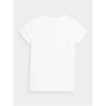 Tricou cu Mânecă Scurtă pentru Copii 4F JTSD005 Alb