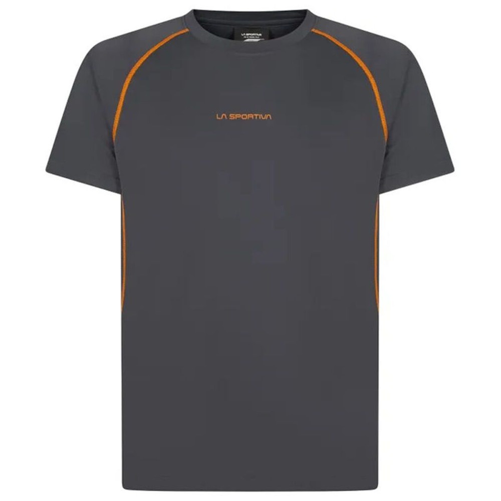 Tricou cu Mânecă Scurtă Bărbați La Sportiva Motion Gri închis