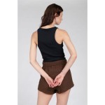 Tricou de Damă fără Mâneci 24COLOURS Negru