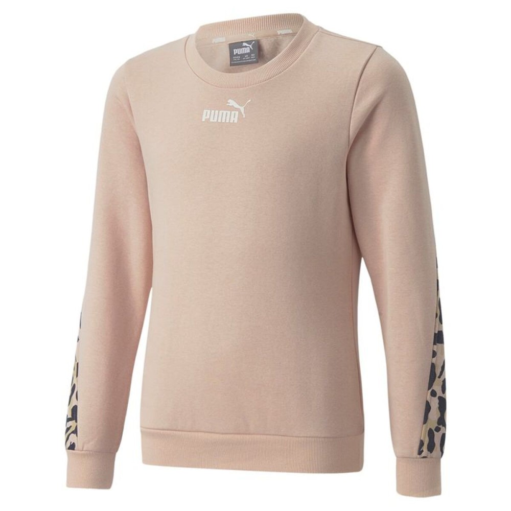Hanorac fără glugă pentru fete Puma Alpha Crew Neck Roz