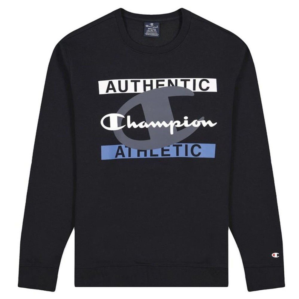 Hanorac fără Glugă Bărbați Champion Authentic Athletic M Negru