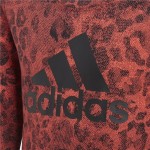 Hanorac fără glugă pentru fete Adidas YG Crew Sweat Somon