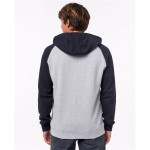 Hanorac cu Glugă Bărbați Rip Curl Embroid Hooded Zip Thru Gri deschis