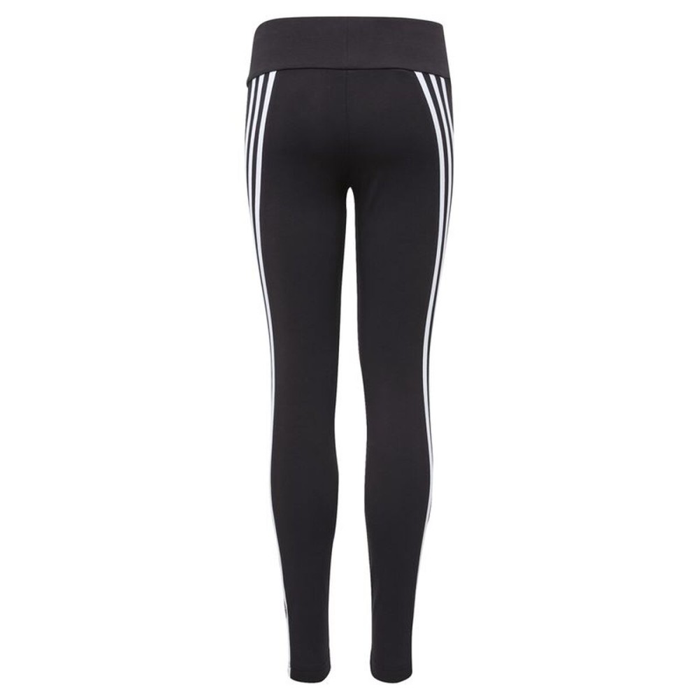 Colanți Sport pentru Copii Adidas Cotton 3 Bandas Girl Negru