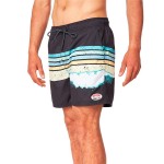 Costum de Baie Bărbați Rip Curl Framed Volley Negru