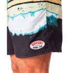 Costum de Baie Bărbați Rip Curl Framed Volley Negru
