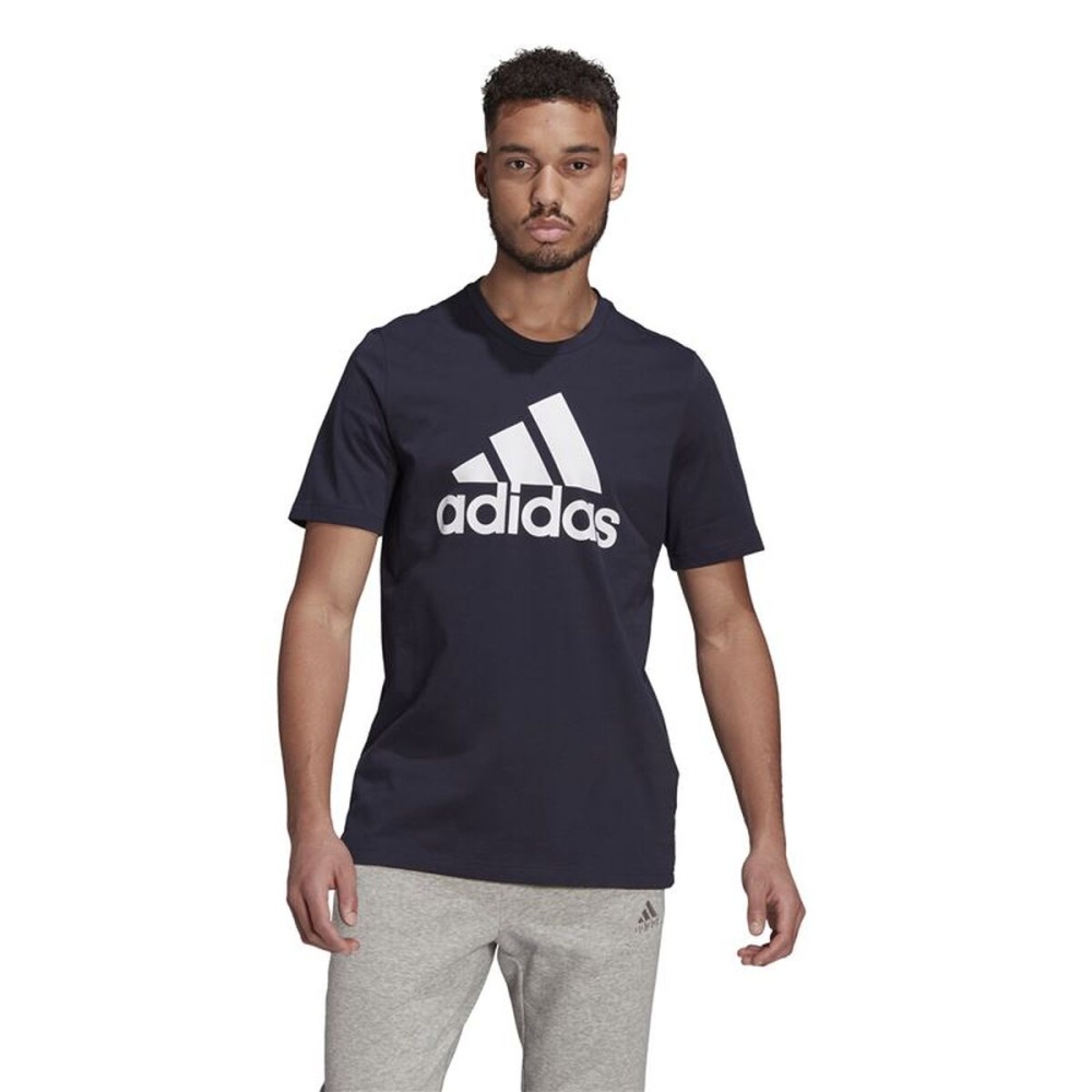 Tricou cu Mânecă Scurtă Bărbați Adidas GK9122 Albastru închis (S)