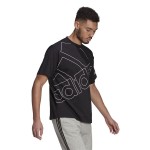 Tricou cu Mânecă Scurtă Bărbați Adidas GK9422 Negru (M)